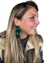 Aros Metallic Verde XL