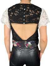 Blusa Seda y Encaje