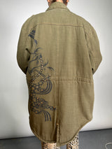 Chaqueta Estampado Leopardo Lateral