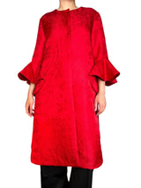 Chaqueta Larga Jacquard