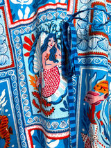 Vestido Kaftan Oceano Plus Size