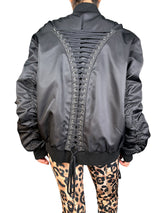 Chaqueta Bomber Trenzada