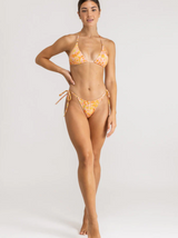 Bottom Evangeline Gathered Tie Side Hi Cut