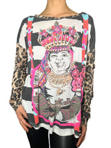 Polera Buda Estampada