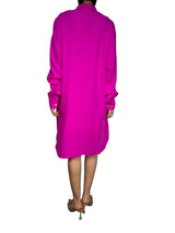 Vestido Fucsia Seda