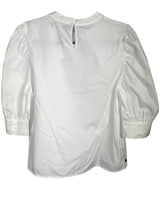 Blusa Mangas Abullonadas
