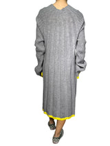 Vestido Sweater Bicolor