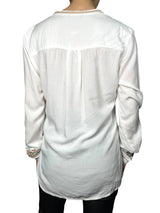 Blusa Blanca Flowers