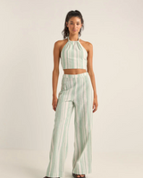 Pantalón Dinero Stripe Wide Leg