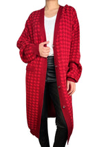 Cárdigan Houndstooth