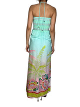 Vestido Halter Fruncido