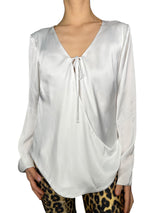 Blusa Fluida con Brillo Sutil