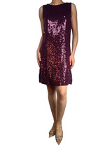 Vestido Merlot Lentejuelas
