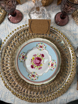 Set 4 Platos Chicos Servilleta Porcelana Holandesa