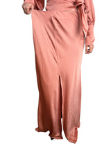 Set Blusa Y Falda Satinado