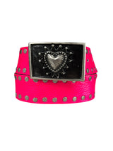 Cinturón Cuero Fucsia