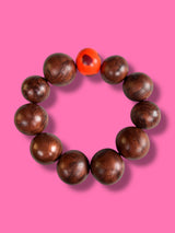 Pulsera Esferas Café