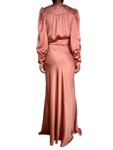 Set Blusa Y Falda Satinado