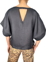Blusa Lino Bolsillos