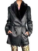 Chaqueta Cuero Cuello Desmontable