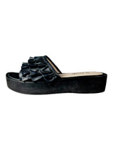 Sandalias de Plataforma Simil Cuero