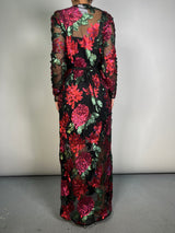 Vestido Wrap Traslucido