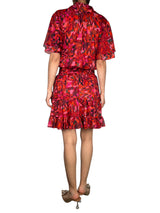 Vestido Mangas Vuelos