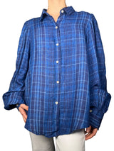 Blusa Lino Cuadros