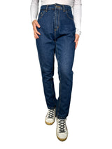 Jeans Straight High Rise Indigo