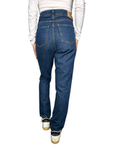 Jeans Straight High Rise Indigo