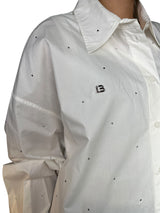 Blusa Oversize Piedras Blancas