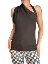 Polera Sin Espalda Verde