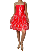 Vestido Bordado Coral