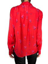 Blusa Roja Flores