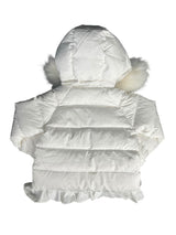 Parka Blanca Piel Desmontable NIÑA