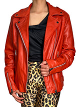 Chaqueta Tipo Biker Cuero