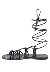 Sandalias Trenzadas Cuero