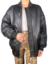 Chaqueta Oversize Cuero