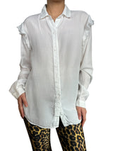 Blusa vuelos hombros