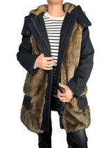 Abrigo Piel Sintética