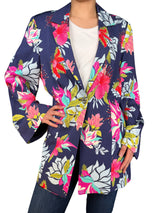 Blazer Viscosa Flores