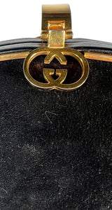 Bandolera Black Suede Shell