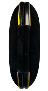 Bandolera Black Suede Shell