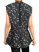 Blusa Jacquard Lunares