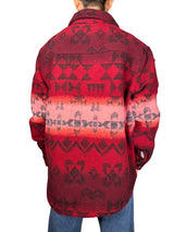 Chaqueta Shacket Jacquard Print