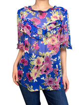 Blusa Viscosa Traslúcida