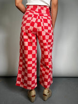 Jeans Sandia Cuadros