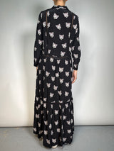 Vestido Viscosa Leopard