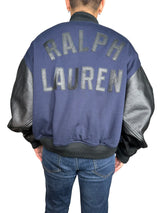 Chaqueta Bomber Cuero