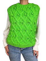 Sweater Tejido Sin Mangas